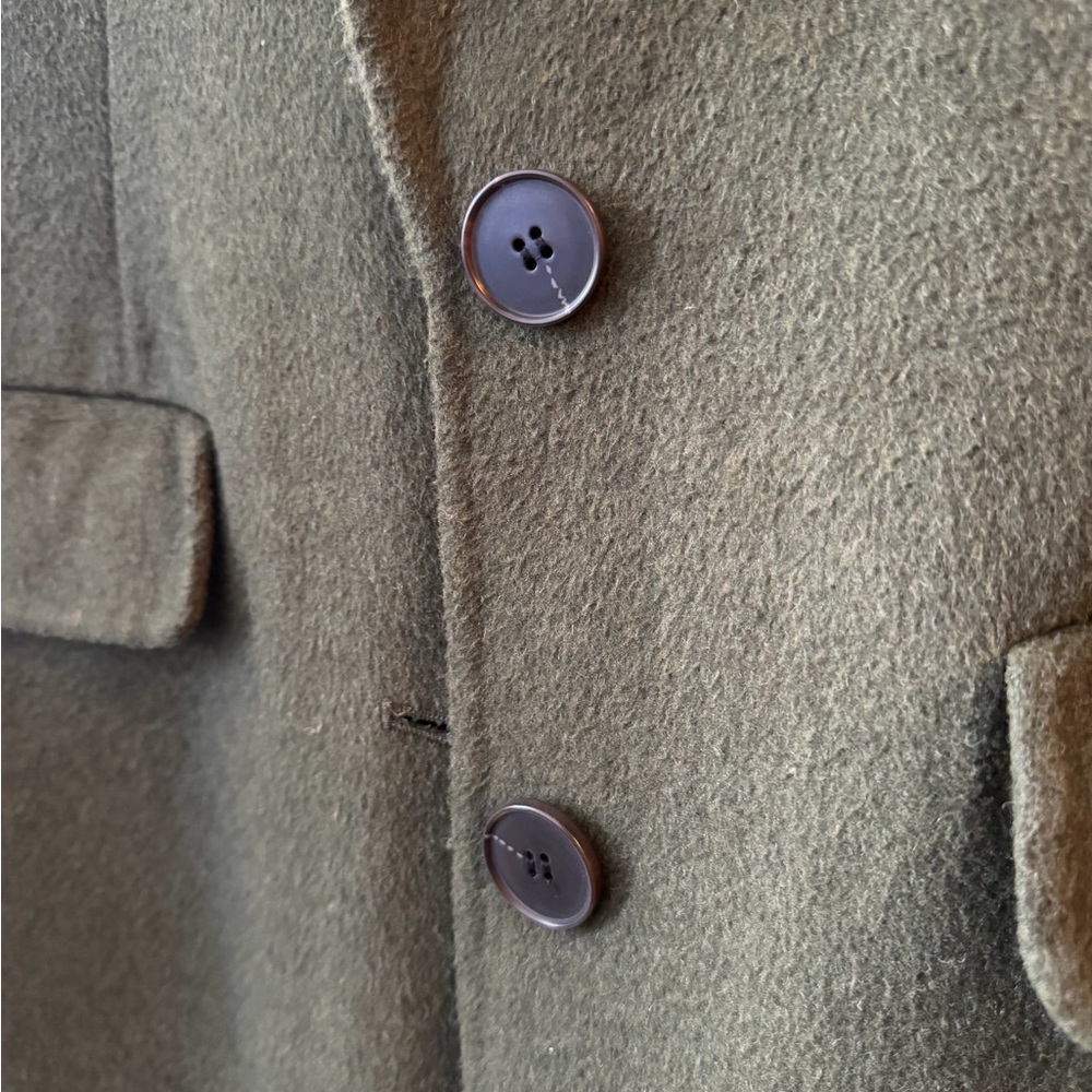 We The Free Olive Green Long Buttoned Down Jacket - Picture 3 of 4